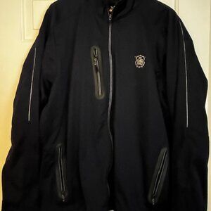 Navy Blue Zero Restriction 2XL golf jacket